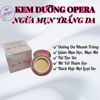 Kem dưỡng trắng da ngừa mụn Opera
