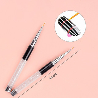 Cọ nét cán đá siêu mảnh chuyên dụng vẽ móng đủ size 7-9-11mm