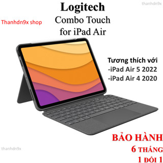 Bao da kèm bàn phím Logitech Combo Touch for iPad Air gen 4/ gen 5