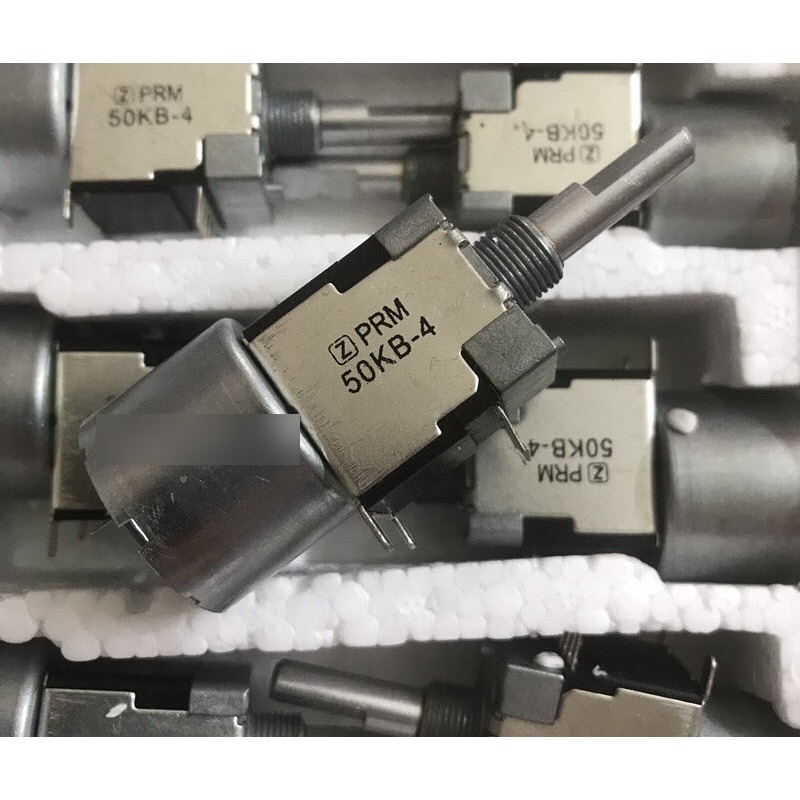 Chiết áp mô tơ biến trở gắn mô tơ Chiết áp volume Z PRM 50K 100K loại 8 chân và 16 chân dùng cho âm 