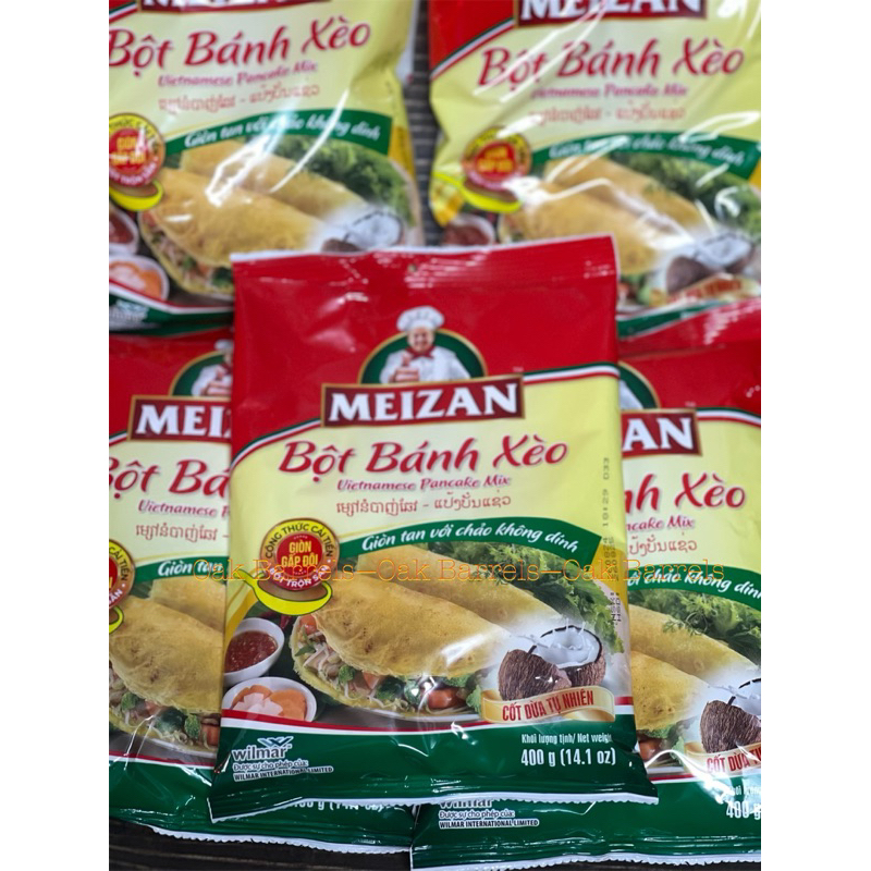 Bột bánh xèo Meizan 400g ( có trộn sẵn cốt dừa )
