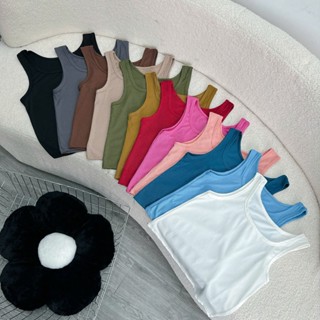 Áo Hai Dây Ba Lỗ Bản To Bigsize Nữ Cá Tính Dáng Croptop Thun Tăm Cá Tính Kiểu Sát Nách Ôm Body Tôn Dáng 50-100kg G245