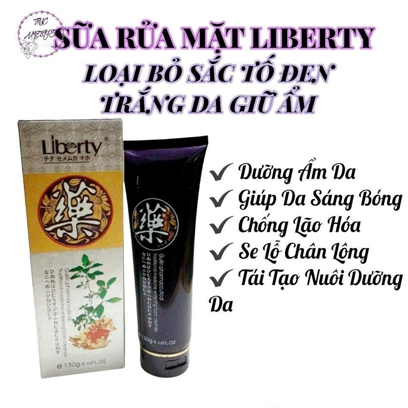 Sữa rửa mặt Liberty thảo dược