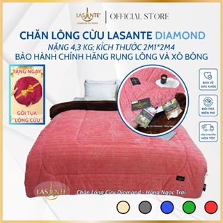 Chăn Lông Cừu Lasante 4.3kg Mùa Đông Đại Hàn Diamond Ấm Áp 3 Lớp 2m1x2m4 mới nhất 2026