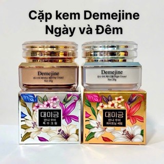 Cặp Kem ngày và đêm Demejine Hàn Quốc sáng da mờ nếp nhăn thâm nám, làm chậm quá trình lão hoá da