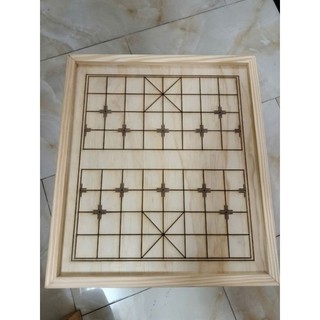 [Siêu sale] Bàn cờ tướng gỗ có viền (chỉ có bàn cờ)