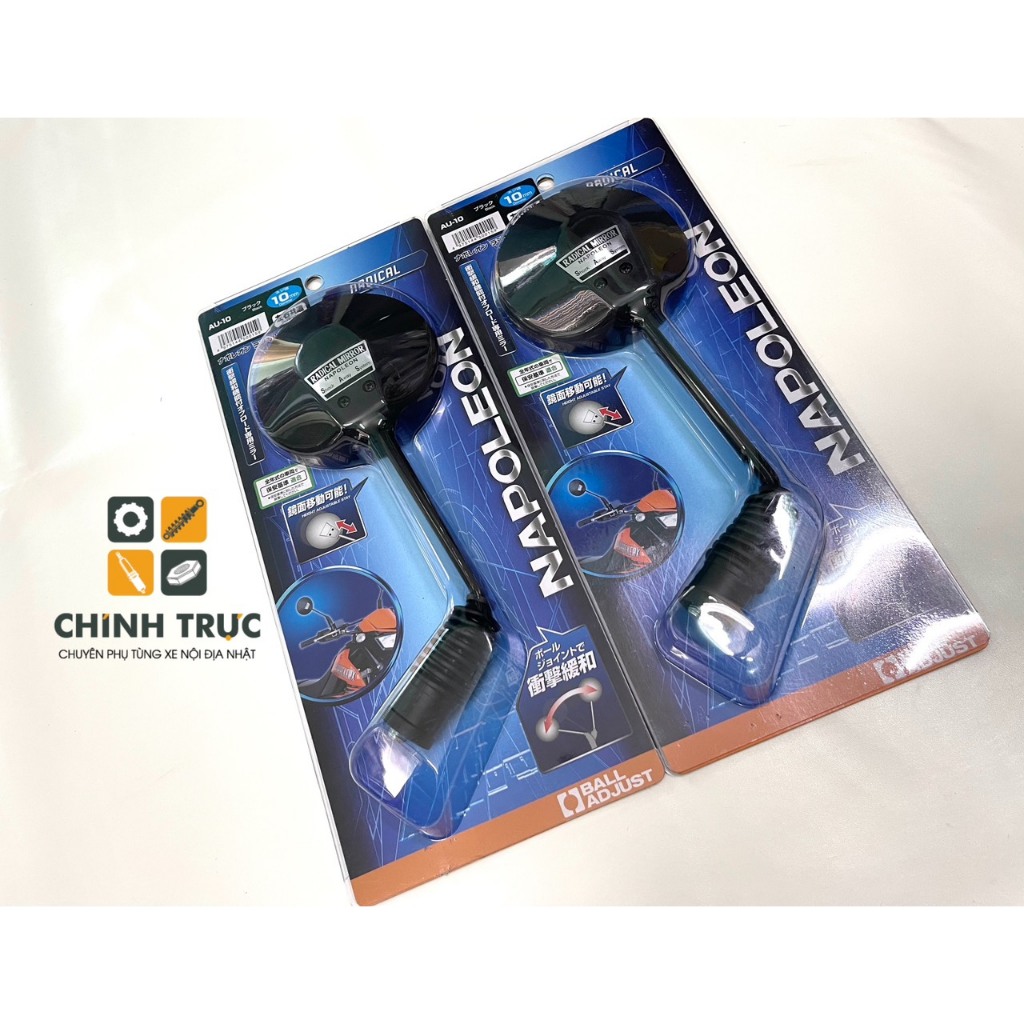 Kính chiếu hậu Napoleon chân 8 và 10 li