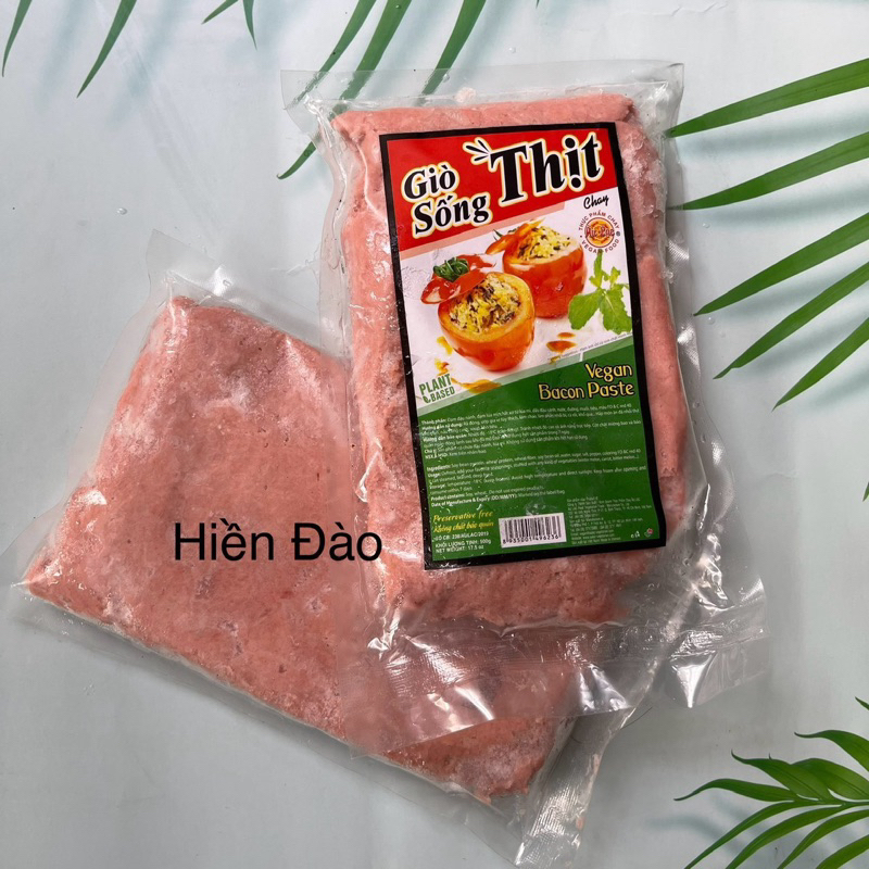 Giò Sống Thịt Chay ( mọc chay) Âu Lạc 500 gr