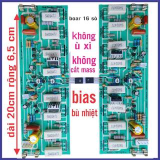 Cặp Bo Mạch Công Suất 16 Sò 2 Kênh  Chưa Nhôm Chưa Sò  Đã Test & Chỉnh Bias Sẵn