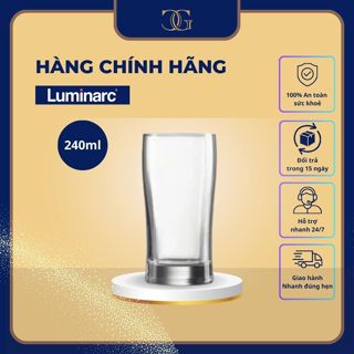 Bộ 6 cốc thuỷ tinh Luminarc dáng eo 240ml | Hàng chính hãng