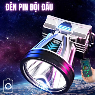  Đèn led Đội Đầu Siêu Sáng Chống Thấm Nước Công Suất Cao Có Thể Sạc Lại Tiện Dụng 