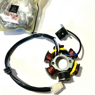 Lửa tròn - lục cục-lửa 6 múi kamthai 2 lơp dây đồng lắp cho xe dream wave