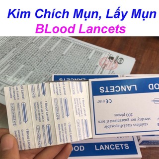 Kim Lấy Mụn, Kim Chích Mụn Hộp 200 Cái