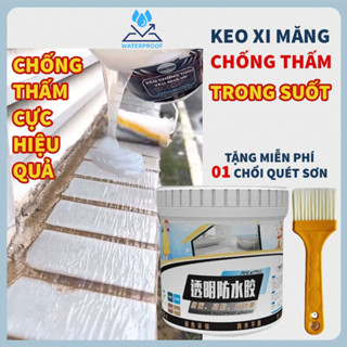  Keo Chống Thấm Trong Suốt 500g - Keo Chống thấm Mái Nhà Tường Ngoài Lớp Phủ Gạch Men Phòng Tắm 