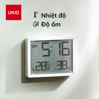 Nhiệt kế phòng UKIO màn hình siêu mỏng, độ ấm, nhiệt độ chính xác