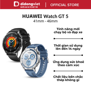 HUAWEI WATCH GT5 41 - 46mm | Tính Năng Chạy Bộ Và Đạp Xe Mới - Sức khoẻ theo cảm xúc - Pin lên đến 2 tuần | BH 12 tháng