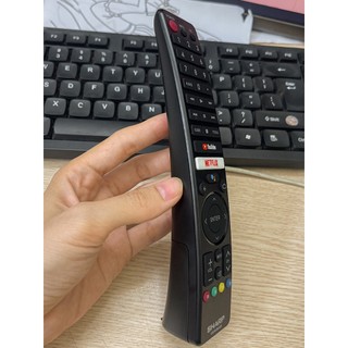Remote Điều Khiển Giọng Nói Tivi Sharp Hàng Zin Mới 100%