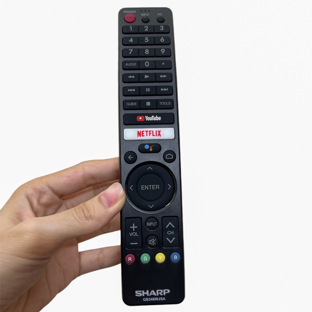 Remote Điều Khiển Giọng Nói Tivi Sharp Hàng Zin Mới 100%
