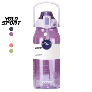 Bình Nước Thể Thao Nhựa Tritan 2 Lít Cỡ Lớn To Trong Suốt Có Chia Vạch Nhắc Giờ Kèm Ống Hút Tặng Sticker 1500ml 2000ml