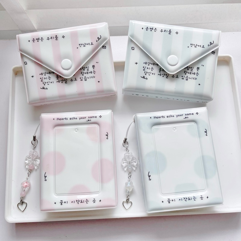 Collect Book Heart Echo 28 Ngăn Đựng PVC - Album Đựng Ảnh 3 inch nút bấm