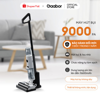 Máy hút bụi lau sàn không dây GAABOR VCF8T-WH01A lực hút 9000PA tự làm sạch thông minh