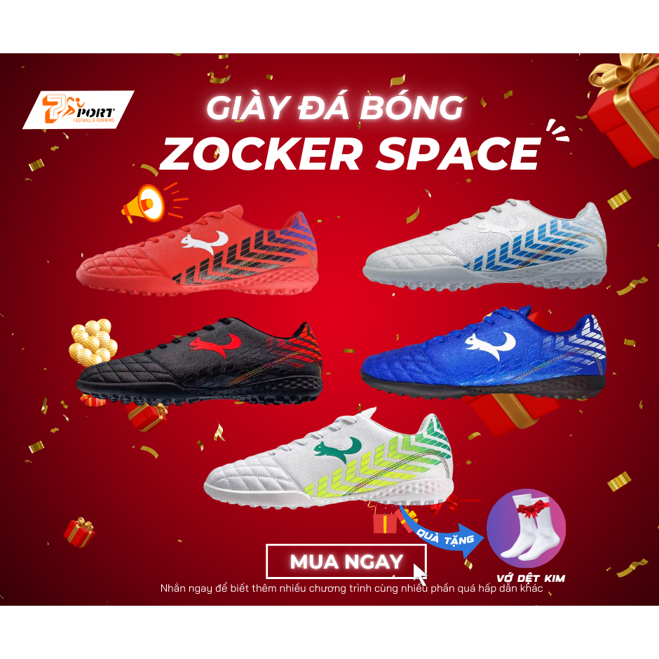 [CHÍNH HÃNG - HỎA TỐC]Zocker ZTF SPACE 2001 Giày Đá Bóng Sân Cỏ Nhân Tạo-CÓ QUÀ TẶNG KÈM-7Sport.vn