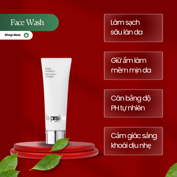 [inbox trước khi đặt hàng] Sữa Rửa Mặt La Prairie Trắng Da, Sạch Sâu, Dịu Nhẹ La Prairie