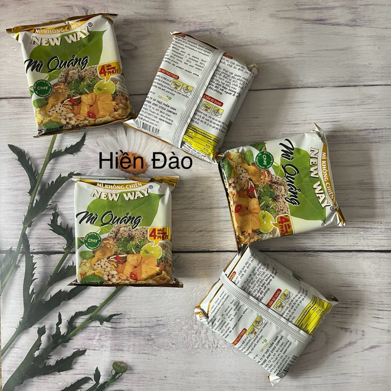 5 Gói Mì Quảng Chay( mì không chiên)