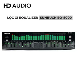 Lọc Xì Equalizer Sunbuck EQ-8000, Lọc Tiếng Âm Thanh Chuyên Nghiệp, Tiếng Cực Hay, Không Tạp Âm, Chống Hú Rít