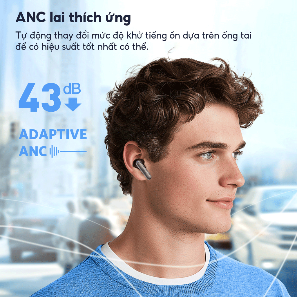 Tai nghe Bluetooth Earfun Air 2 NC âm thanh LDAC, hires chống ồn ANC | BigBuy360 - bigbuy360.vn