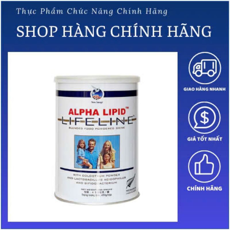 Sữa non Alpha Lipid 450g Chính Hãng New Zealand giúp bổ sung dinh dưỡng tăng kháng thể.
