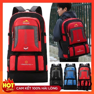[MỞ RỘNG ĐƯỢC ĐÁY] Ba Lô Leo Núi Đi Phượt Cỡ Lớn 56L-75L,Túi hành lý dã ngoại cắm trại BALO