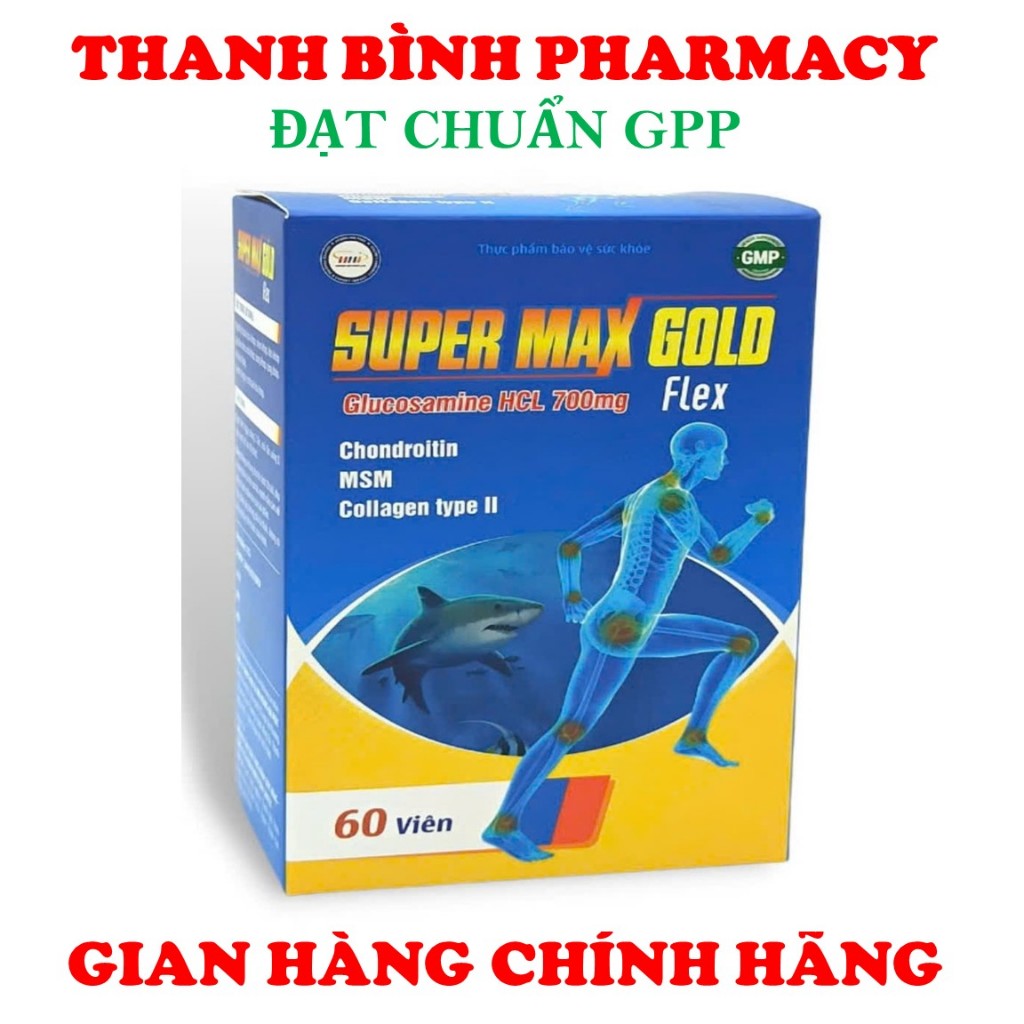 SUPER MAX GOLD FLEX - GIÚP GIẢM ĐAU VỚI PEPTAN - PHÒNG CHỐNG THOÁI HÓA KHỚP-tpcn