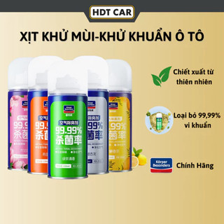 Chai xịt khử mùi diệt khuẩn ô tô Korper Besonders chính hãng hương thơm nước hoa cao cấp loại bỏ mùi nội thất xe hơi
