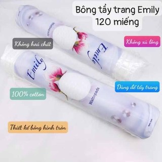 Bông Tẩy Trang Emily Đức 120 Miếng