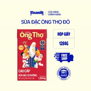 Combo 3 Hộp Sữa đặc có đường Ông Thọ đỏ Hộp giấy 1284g