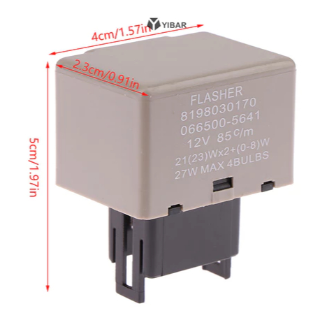 Toyota Rơ Le chớp 8 chân tín hiệu Đèn Xi Nhan rẽ cục cảnh báo nháy rờ khẩn cấp 81980 Lexus Subaru Ca