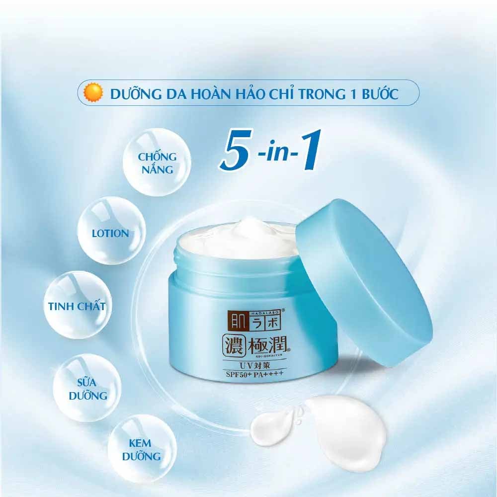 Kem dưỡng ẩm chống nắng ban ngày Hada Labo SPF50+ PA++++ 90g