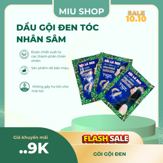 Gói gội đen tóc, gội đen nhâm sâm, phủ bạc, phủ màu tóc
