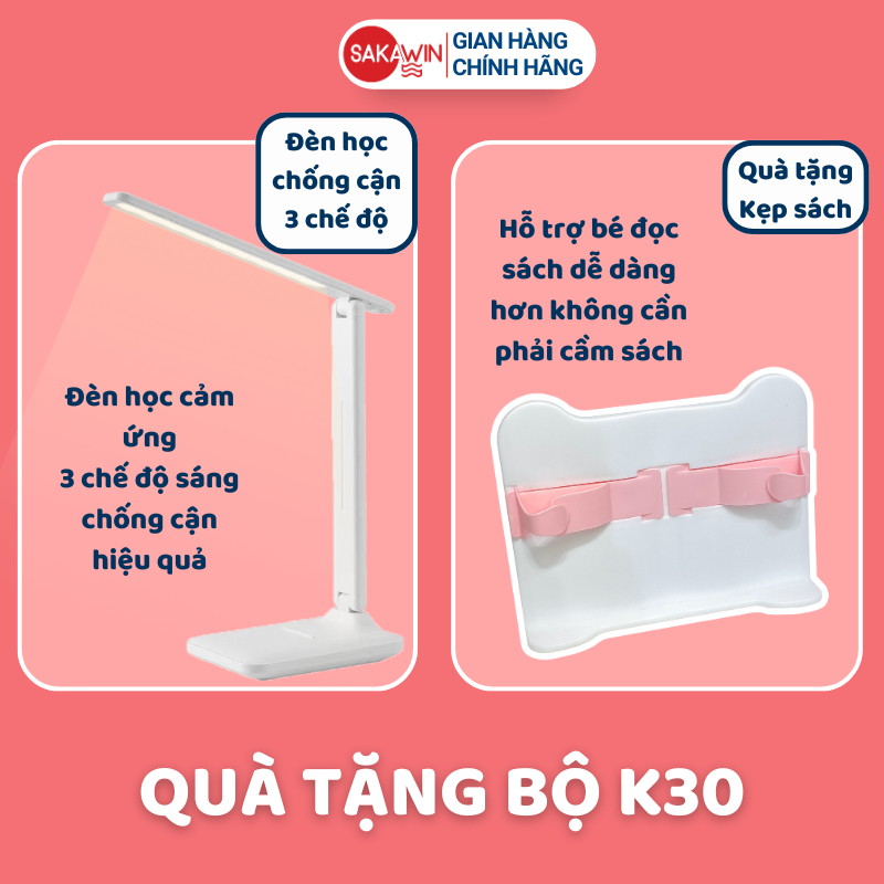 Bộ bàn ghế học sinh tiểu học Sakawin K30 Khung chân đôi chắc Thép sơn tĩnh điện không rỉ. | BigBuy360 - bigbuy360.vn