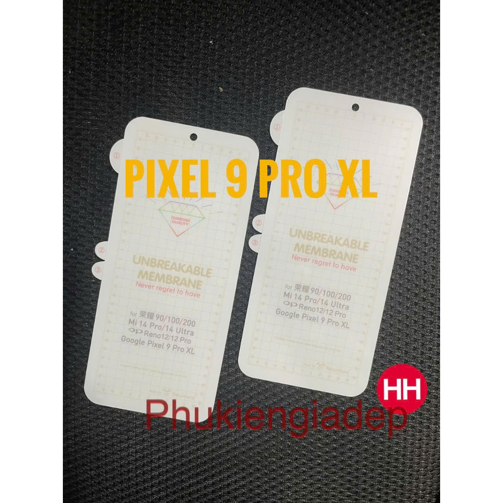 Dán dẻo PPF mặt trước Google Pixel 9 Pro XL, Pixel 10 Pro XL trong suốt