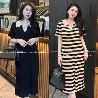Váy len mỏng mongtoghi thêu ngực xuông mềm tiểu thư