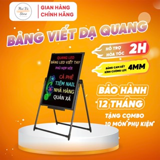 Bảng Huỳnh Quang, Bảng Viết Dạ Quang ( Tặng kèm combo 10 món phụ kiện ) MAI VŨ STORE