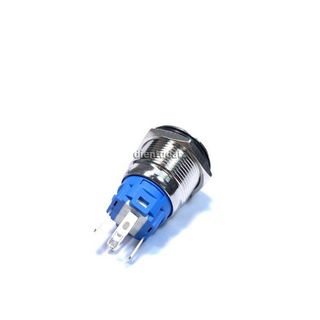 Nút Nhấn Self-Reset 19mm 5 Chân - Vòng Đèn 12V