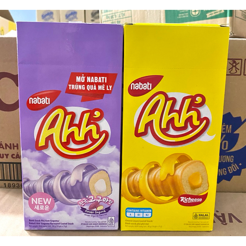 Bánh Ahh’ Triple Cheese Phô Mai/Nhân Kem Goguma 90g