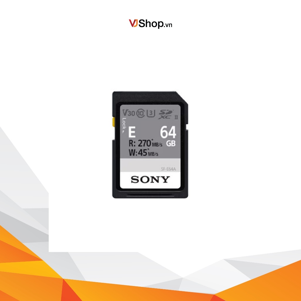 Thẻ Nhớ SDXC Sony 64 GB 270MB/45MB/S (SF-E64//T ET4)