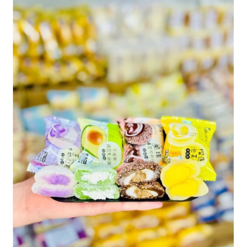 1thùng mochi kem lạnh,mochi phủ dừa,mochi sầu thùng 2,5kg