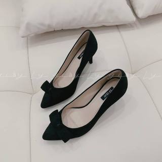 Giày Công Sở Nữ Cao Gót Đế nhọn 5 Phân, Guốc Nữ Mũi Nhọn Cao 5cm 0000001 [LY GIÀY]