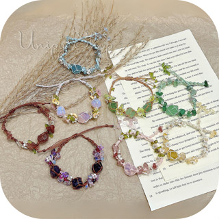 Vòng Tay Thắt Dây Hoa Lá Mùa Xuân Nàng Thơ Đáng Yêu Macrame Handmade | Quà Tặng Sinh Nhật Bạn Gái Lưu Niệm