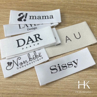Mác vải in theo yêu cầu - [Hàng thiết kế] - Tag nhãn mác quần áo